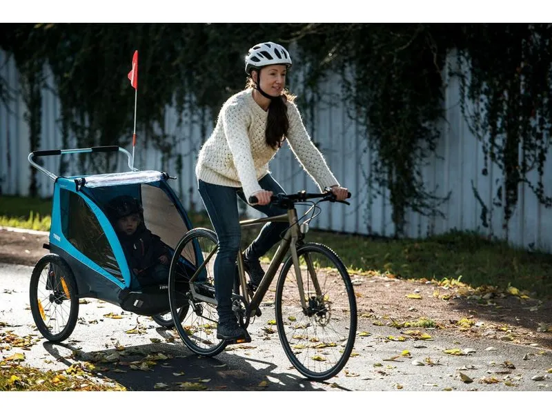 Thule Coaster XT pyöräkärry + kävelysetti